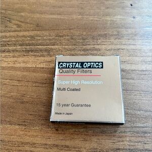 Crystal Optics UV Camera Lens Filter V27 Made in Japan
